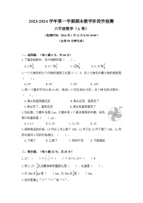 广东省广州市黄埔区2023-2024学年六年级上学期期末数学试卷