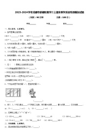 2023-2024学年成都市新都区数学三上期末教学质量检测模拟试题含答案