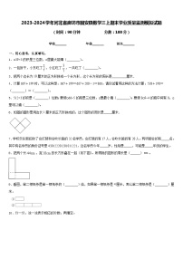 2023-2024学年河北省廊坊市固安县数学三上期末学业质量监测模拟试题含答案