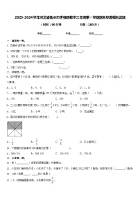 2023-2024学年河北省衡水市枣强县数学三年级第一学期期末经典模拟试题含答案