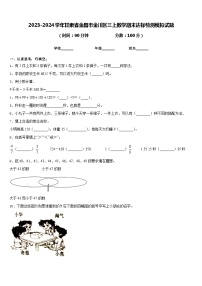 2023-2024学年甘肃省金昌市金川区三上数学期末达标检测模拟试题含答案