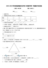 2023-2024学年陕西省渭南市富平县三年级数学第一学期期末考试试题含答案