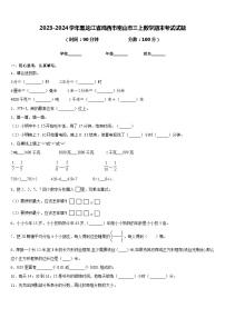 2023-2024学年黑龙江省鸡西市密山市三上数学期末考试试题含答案