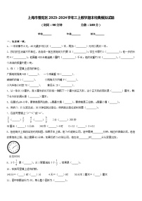 上海市普陀区2023-2024学年三上数学期末经典模拟试题含答案