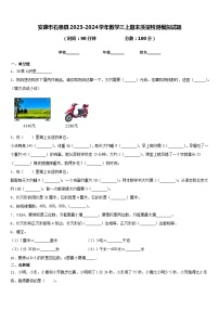 安康市石泉县2023-2024学年数学三上期末质量检测模拟试题含答案