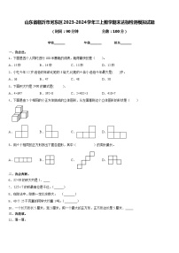 山东省临沂市河东区2023-2024学年三上数学期末达标检测模拟试题含答案