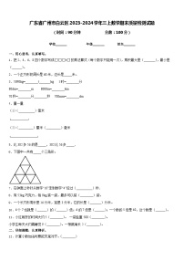 广东省广州市白云区2023-2024学年三上数学期末质量检测试题含答案