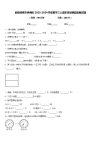 新疆哈密市伊州区2023-2024学年数学三上期末质量跟踪监视试题含答案