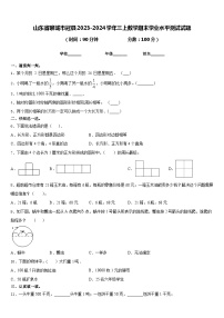 山东省聊城市冠县2023-2024学年三上数学期末学业水平测试试题含答案