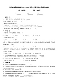 河北省秦皇岛海港区2023-2024学年三上数学期末检测模拟试题含答案