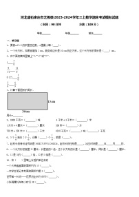 河北省石家庄市无极县2023-2024学年三上数学期末考试模拟试题含答案