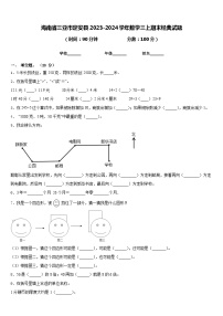 海南省三亚市定安县2023-2024学年数学三上期末经典试题含答案