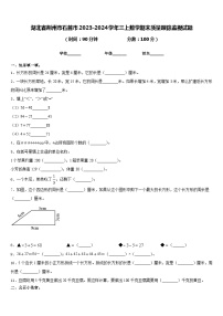 湖北省荆州市石首市2023-2024学年三上数学期末质量跟踪监视试题含答案