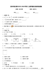 玉林市陆川县2023-2024学年三上数学期末达标检测试题含答案