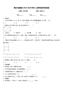 肇庆市鼎湖区2023-2024学年三上数学期末检测试题含答案