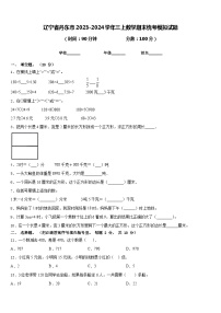 辽宁省丹东市2023-2024学年三上数学期末统考模拟试题含答案