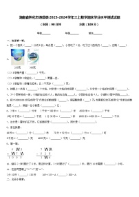 湖南省怀化市通道县2023-2024学年三上数学期末学业水平测试试题含答案