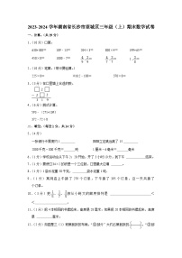 湖南省长沙市望城区2023-2024学年三年级上学期期末数学试卷+