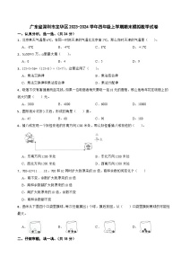 45，广东省深圳市龙华区2023-2024学年四年级上学期期末模拟数学试卷