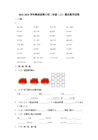 海南省海口市2023-2024学年二年级上学期期末数学试卷