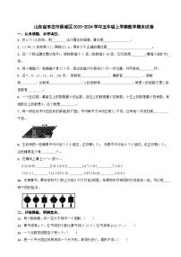 山东省枣庄市薛城区2023-2024学年五年级上学期期末数学试卷