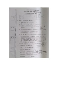 广东省东莞市2023-2024学年六年级上学期数学期末试题