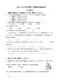 期末模拟试卷（试题）-2023-2024学年六年级下册数学北师大版