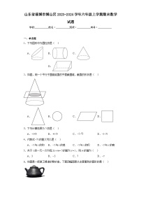 山东省淄博市博山区2023-2024学年六年级上学期期末数学试题(含答案)