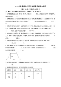 2023-2024学年河南省南阳市内乡县人教版五年级上册期末测试数学试卷（原卷+解析）