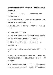 山东省济宁市任城区特殊教育学校2023-2024学年五年级上学期期末数学试卷