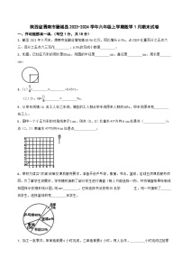 陕西省渭南市蒲城县2023-2024学年六年级上学期1月期末数学试卷