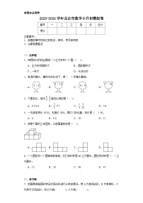 2023-2024学年北京市数学小升初模拟卷