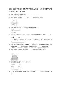 四川省宜宾市兴文县2023-2024学年五年级上学期期末数学试卷