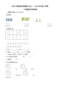 2023-2024学年内蒙古通辽市科尔沁左翼中旗西部区联盟校人教版一年级上册期末数学调查数学试卷（原卷+解析）