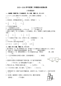 期末模拟试卷（试题）2023-2024学年六年级下册数学北师大版.2