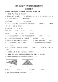 2023-2024学年湖南省怀化市麻阳县人教版五年级上册期末测试数学试卷（原卷版+解析版）