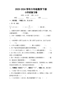 小升初综合复习卷（试题）-2023-2024学年六年级数学下册冀教版+