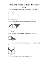 小升初易错专题：平面图形（真题汇编）-数学六年级下册苏教版