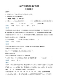 64，2023-2024学年河南省南阳市淅川县人教版五年级上册期末测试数学试卷