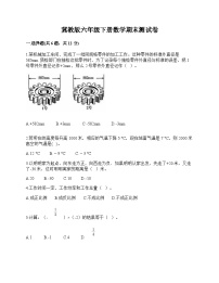 期末测试卷（试题）-2023-2024学年六年级下册数学冀教版