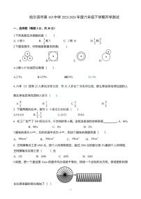 哈尔滨市第163中学2023-2024学年六年级下学期开学测试数学试题和答案