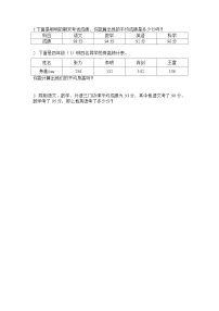 小学数学西师大版四年级下册平均数达标测试