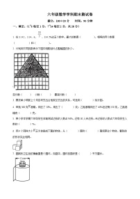 2023-2024学年陕西省西安市灞桥区滨河学校北师大版六年级上册期末测试数学试卷（原卷版+解析版）