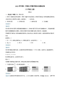 2023-2024学年浙江省温州市龙湾区海城第二小学人教版六年级上册期末测试数学试卷