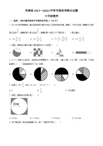 2023-2024学年河南省驻马店市确山县新安店镇段庄小学等校人教版六年级上册期末测试数学试卷（解析版+原卷版）