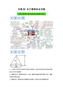 专题50-关于圆锥的应用题（考点聚焦+重点速记+真题专练）-2023-2024学年六年级备战小升初数学专项复习精讲练+（通用版）