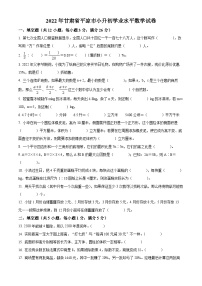 精品解析：甘肃省平凉市2022年人教版小升初学业水平考试数学试卷(原卷版+解析)