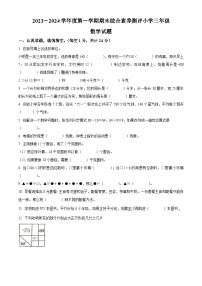 2023-2024学年山东省德州市经济技术开发区青岛版三年级上册期末考试数学试卷（原卷版+解析版）