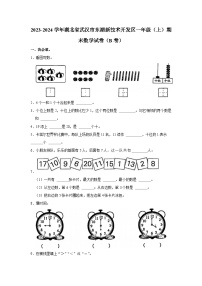 湖北省武汉市东湖新技术开发区2023-2024学年一年级上学期期末数学试卷