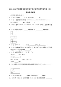 2023-2024学年湖南省邵阳市新宁县乡镇学校联考四年级（上）期末数学试卷